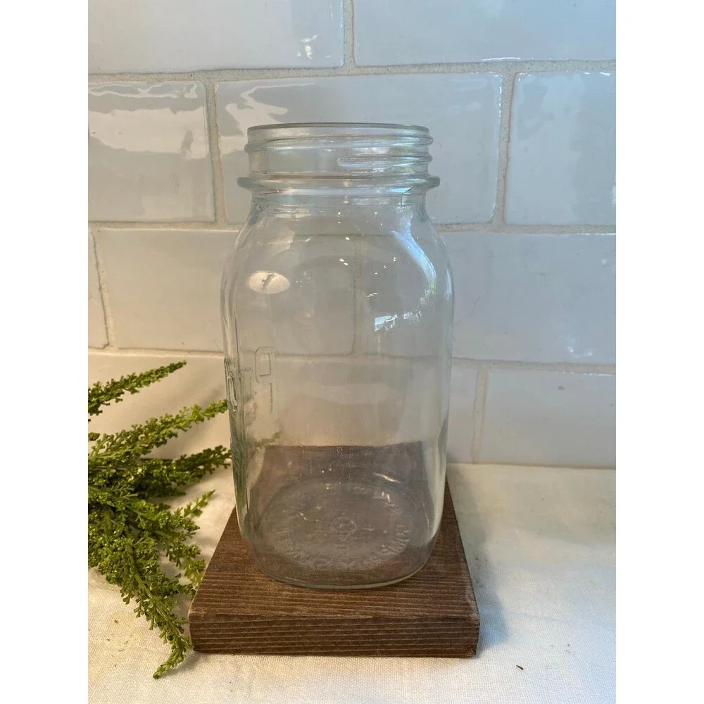 Presto Supreme‎ Glass Mason canning Jar circa 1930-1940